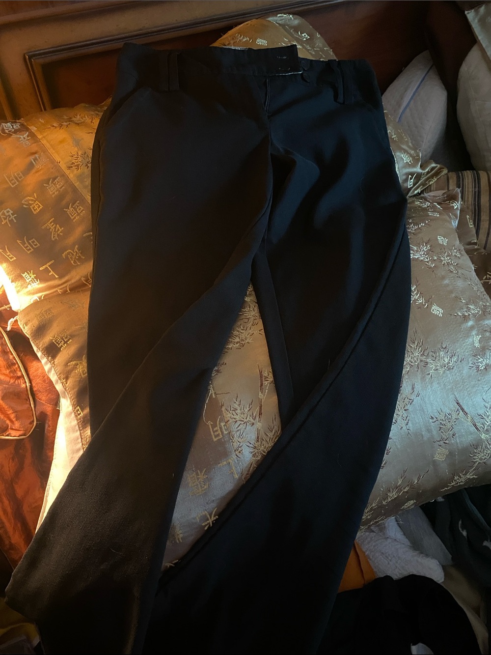 Classic Black Women's Dress Pants, exact change brand.
